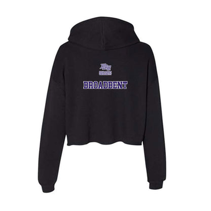 High Point - NCAA Women's Rowing : Avery Broadbent - Women's Crop Fleece Hoodie-1