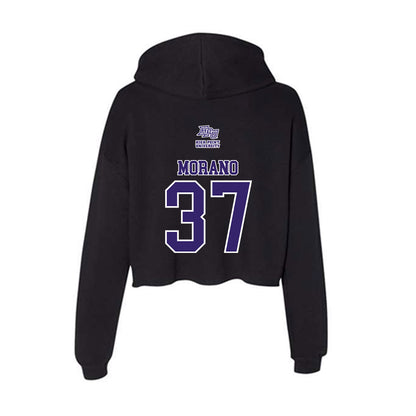 High Point - NCAA Men's Soccer : Peter Morano - Women's Crop Fleece Hoodie-1