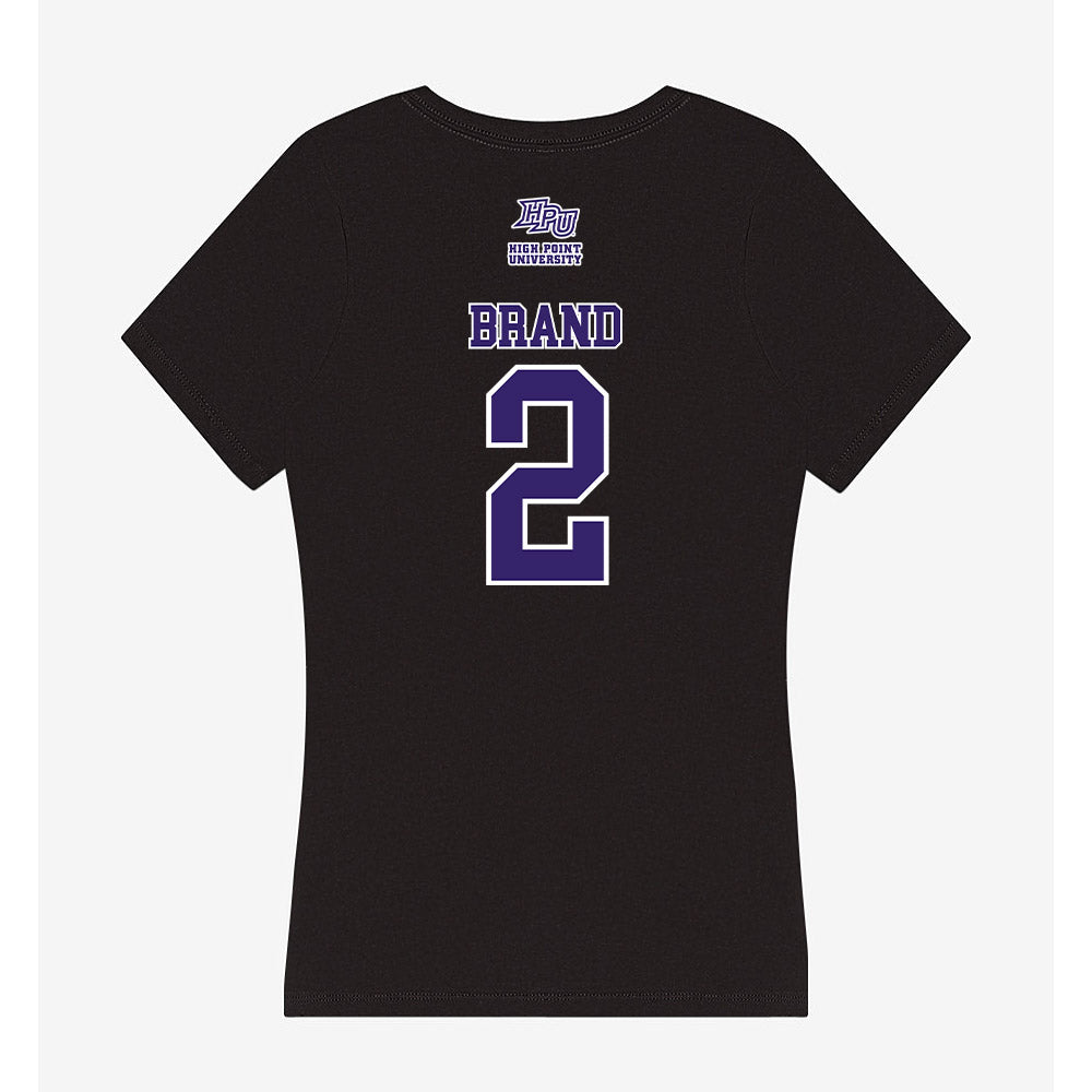 High Point - NCAA Women's Basketball : Cheyenne Brand - Women's V-Neck T-Shirt-1