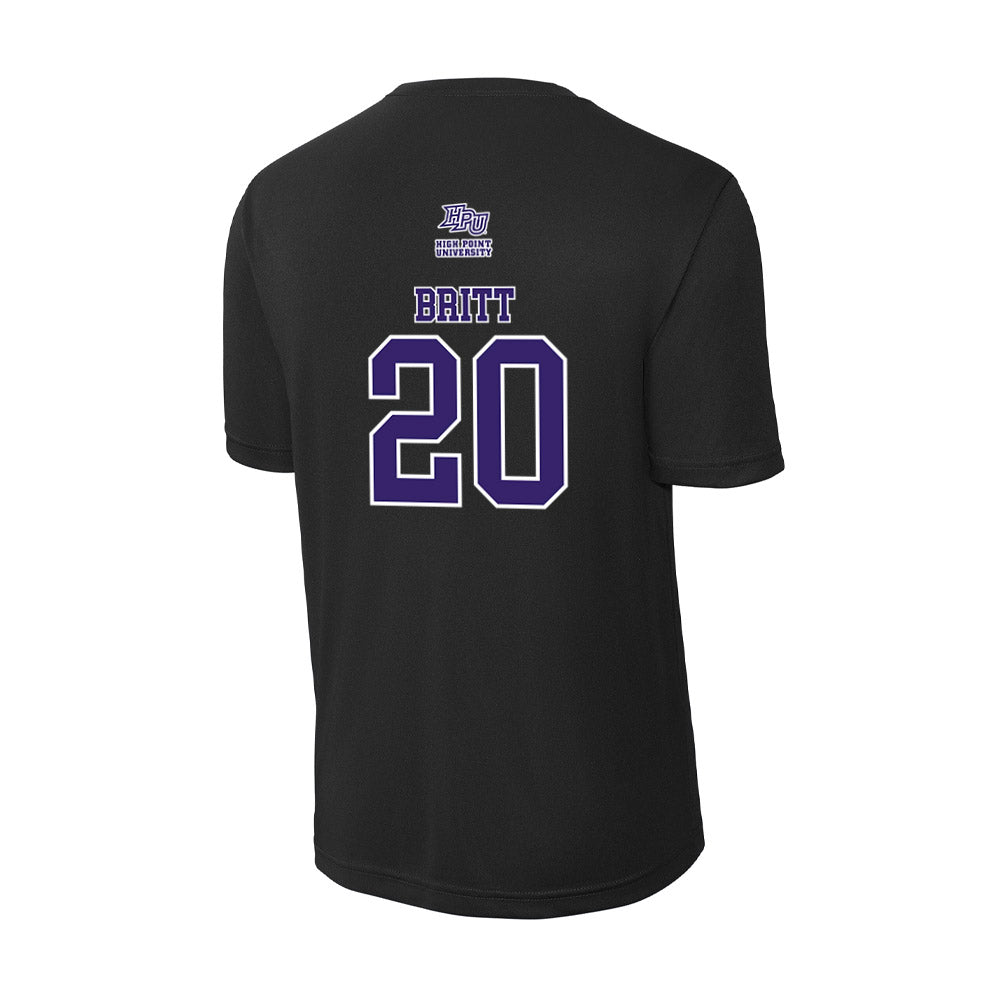 High Point - NCAA Men's Soccer : Caleb Britt - Activewear T-Shirt-1