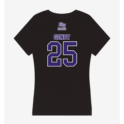 High Point - NCAA Men's Soccer : Kingston Genot - Women's V-Neck T-Shirt-1