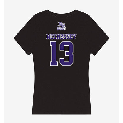 High Point - NCAA Men's Basketball : Liam Mcchesney - Women's V-Neck T-Shirt-1