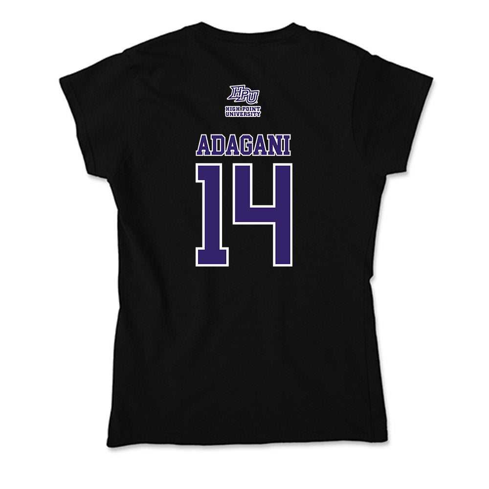 High Point - NCAA Men's Soccer : Prosper Adagani - Soft Style Women’s T-Shirt-1