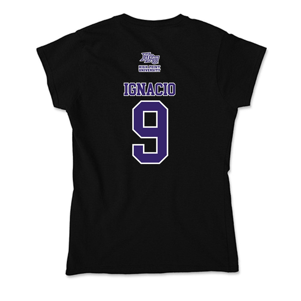 High Point - NCAA Men's Soccer : Kaya Ignacio - Soft Style Women’s T-Shirt-1