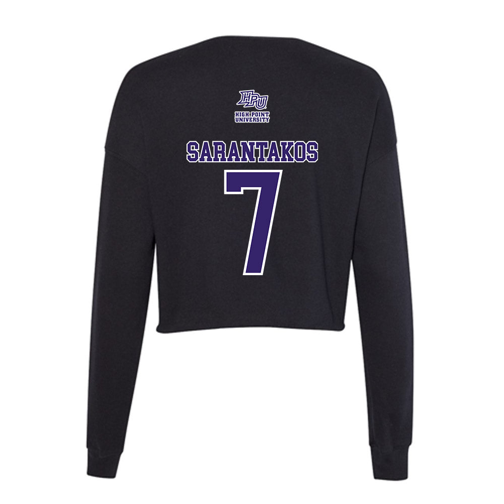 High Point - NCAA Men's Soccer : Nick Sarantakos - Women's Cropped Crew Fleece-1