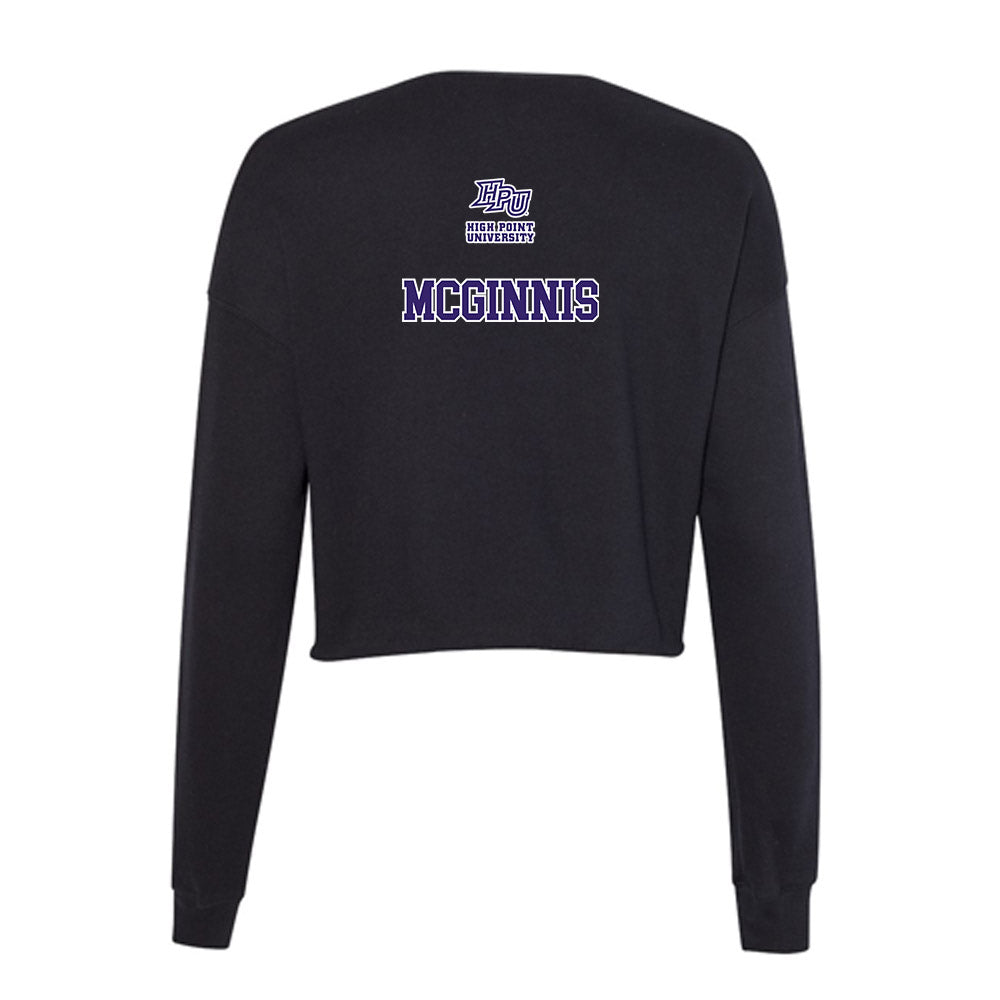 High Point - NCAA Men's Track & Field : Isaac McGinnis - Women's Cropped Crew Fleece-1