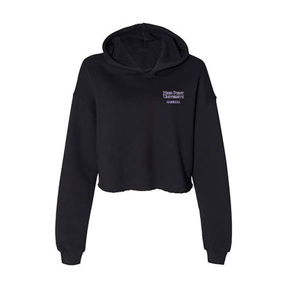 High Point - NCAA Baseball : Jack Carey - Women's Crop Fleece Hoodie-0