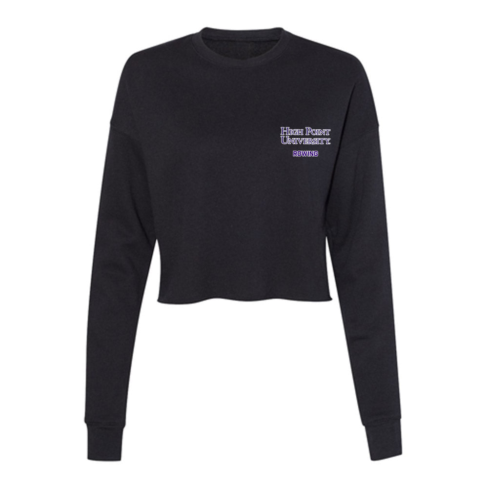 High Point - NCAA Women's Rowing : Caitlin Enright - Women's Cropped Crew Fleece-0