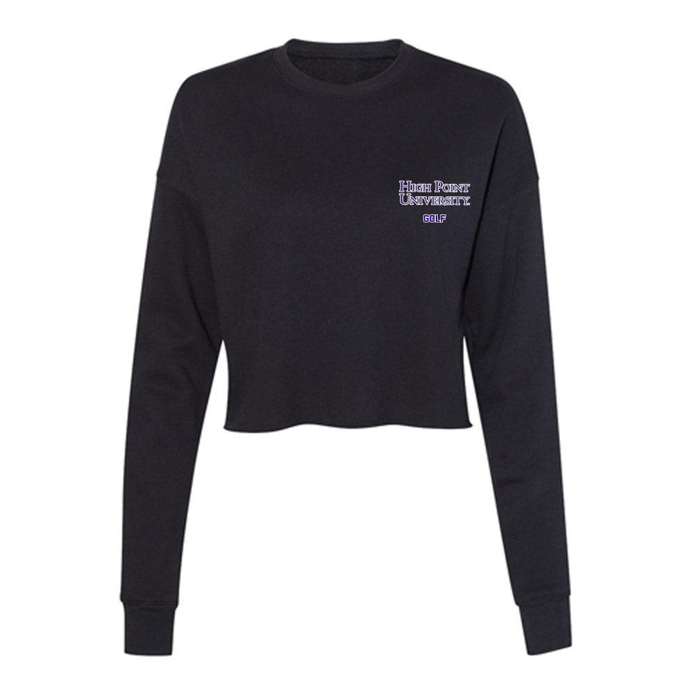 High Point - NCAA Women's Golf : Eva Lye - Women's Cropped Crew Fleece-0
