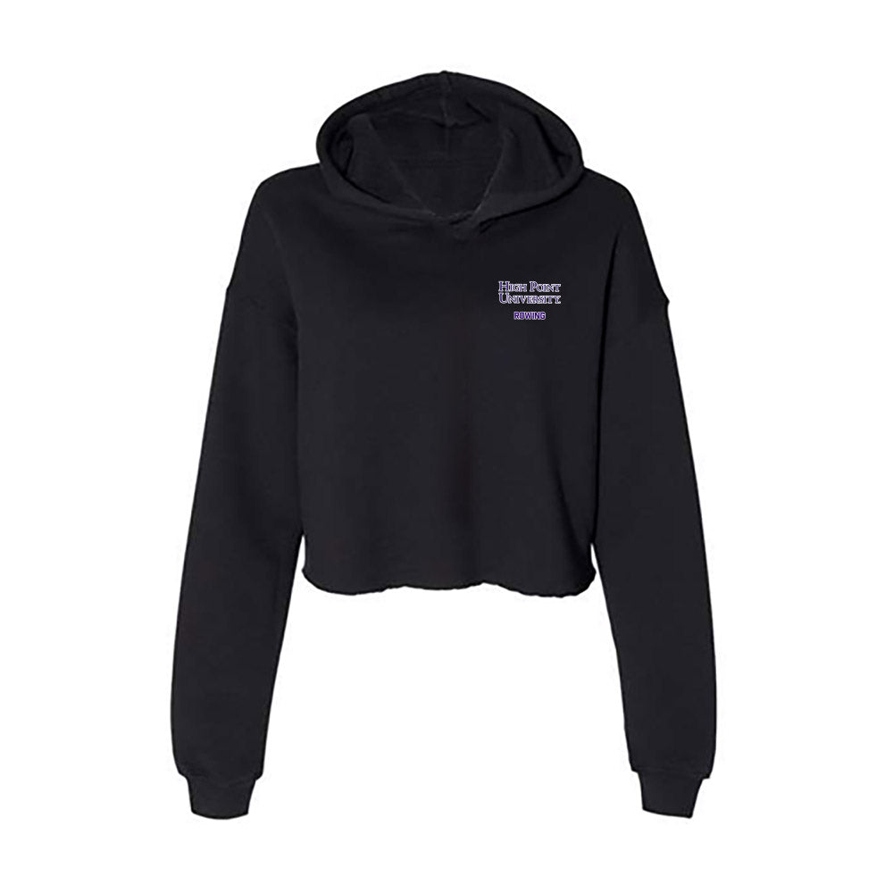 High Point - NCAA Women's Rowing : Kate Concepcion - Women's Crop Fleece Hoodie-0