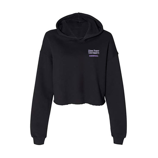 High Point - NCAA Men's Basketball : Liam Mcchesney - Women's Crop Fleece Hoodie-0