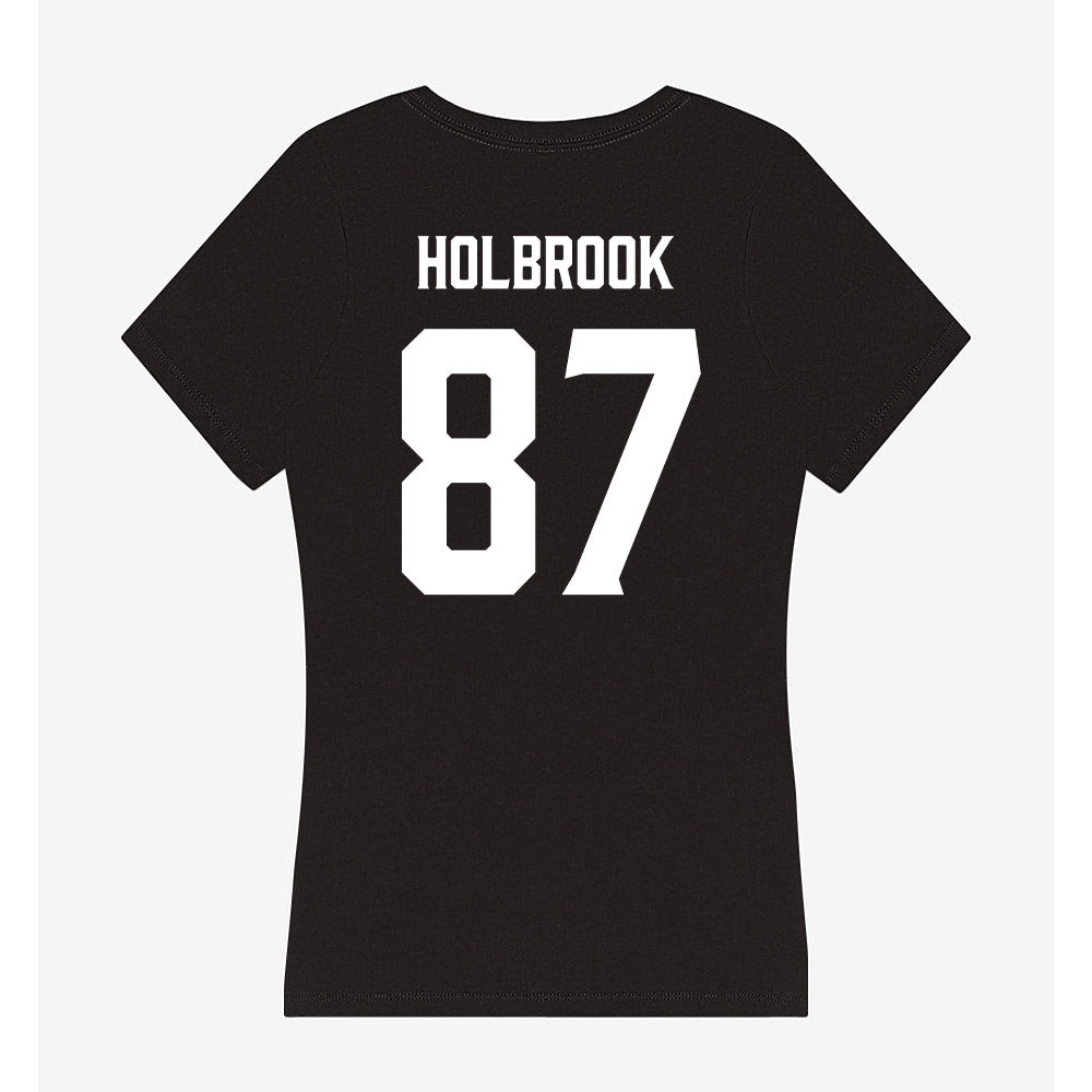 Furman - NCAA Football : John Holbrook - Women's V-Neck T-Shirt-1