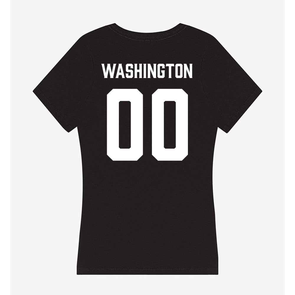 Furman - NCAA Football : Ethan Washington - Women's V-Neck T-Shirt-1