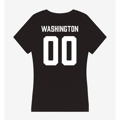 Furman - NCAA Football : Ethan Washington - Women's V-Neck T-Shirt-1