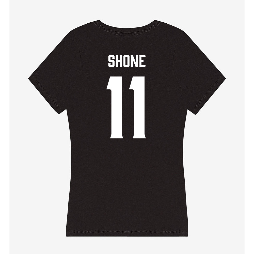 Furman - NCAA Women's Lacrosse : Sophie Shone - Women's V-Neck T-Shirt-1