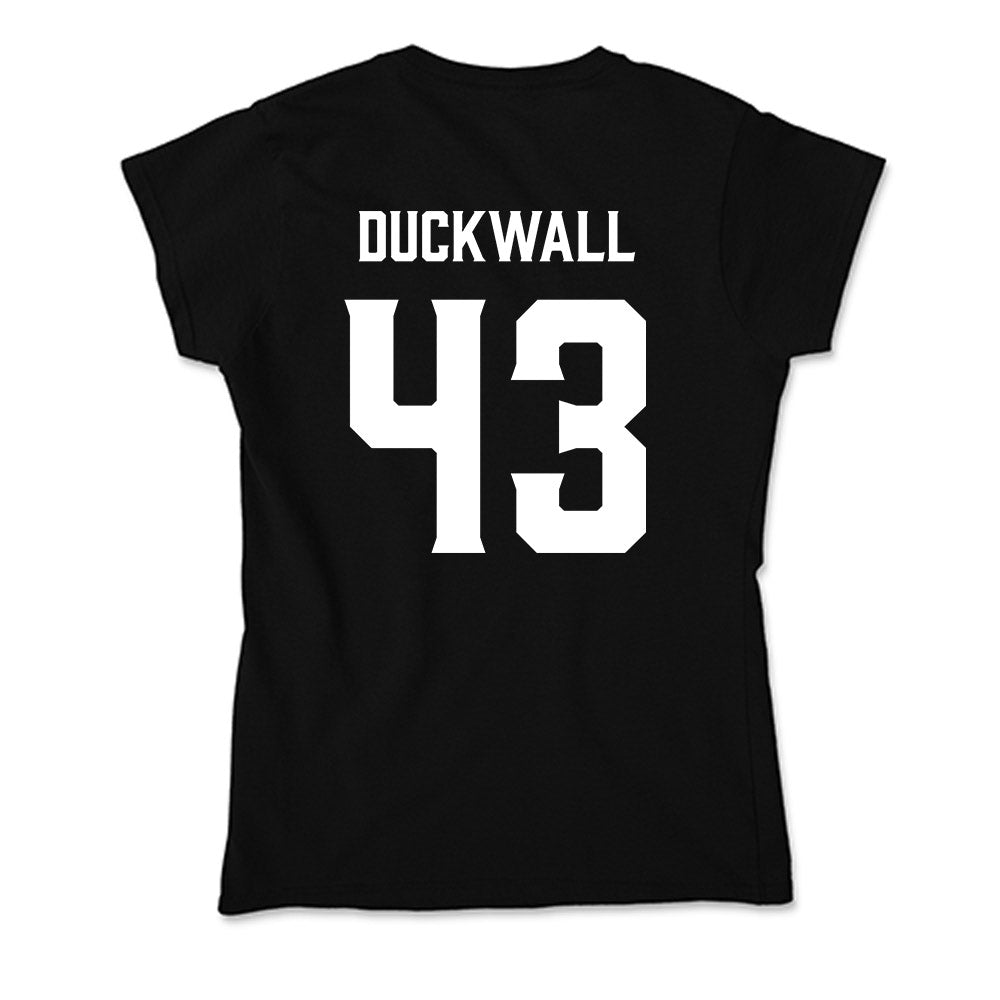 Furman - NCAA Football : Max Duckwall - Soft Style Women’s T-Shirt-1
