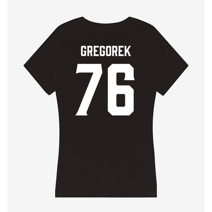 Furman - NCAA Football : Chase Gregorek - Women's V-Neck T-Shirt-1