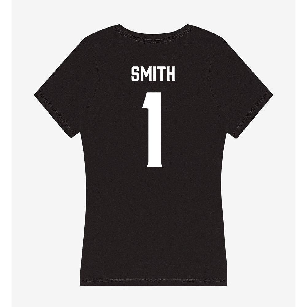 Furman - NCAA Football : Trey Smith - Women's V-Neck T-Shirt-1