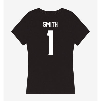 Furman - NCAA Football : Trey Smith - Women's V-Neck T-Shirt-1
