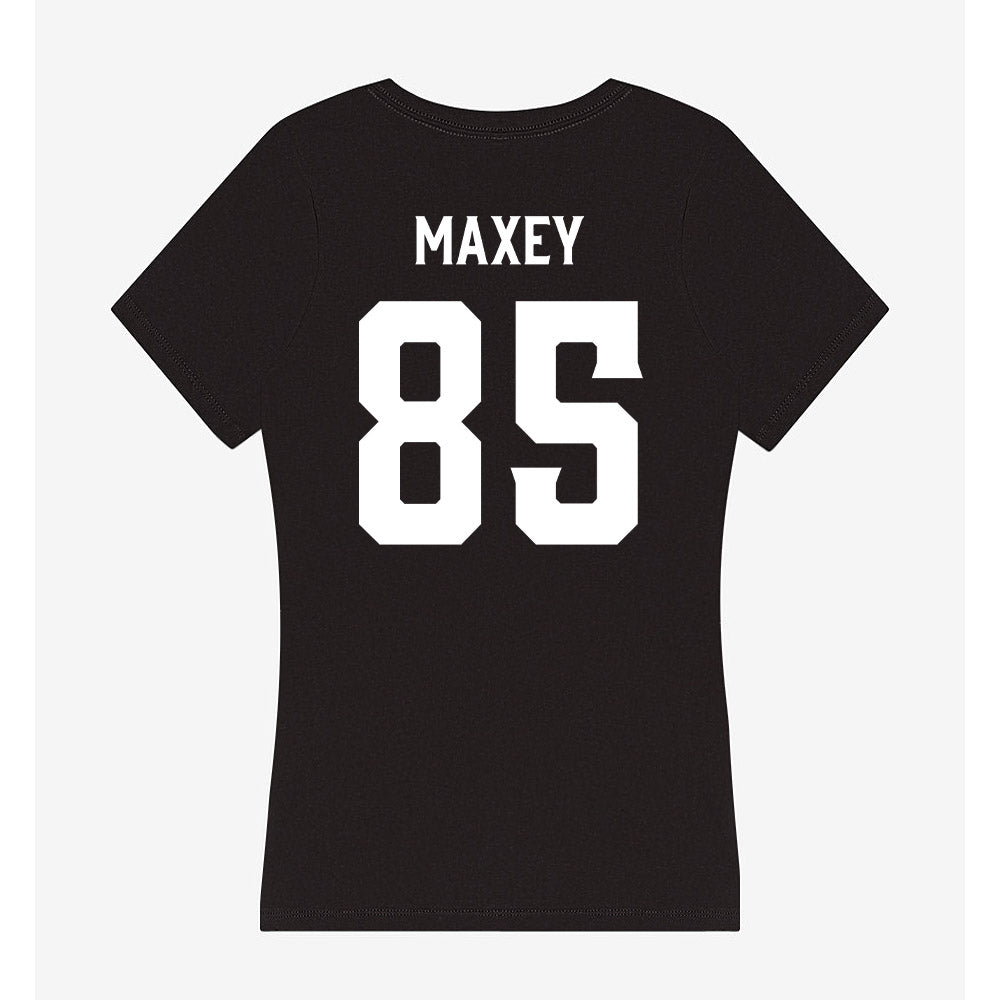 Furman - NCAA Football : Kade Maxey - Women's V-Neck T-Shirt-1