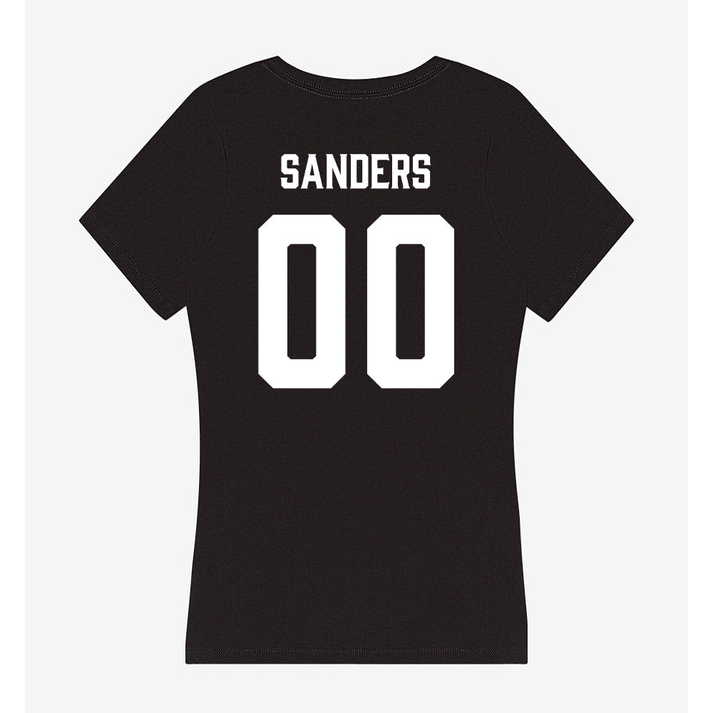Furman - NCAA Football : Cooper Sanders - Women's V-Neck T-Shirt-1