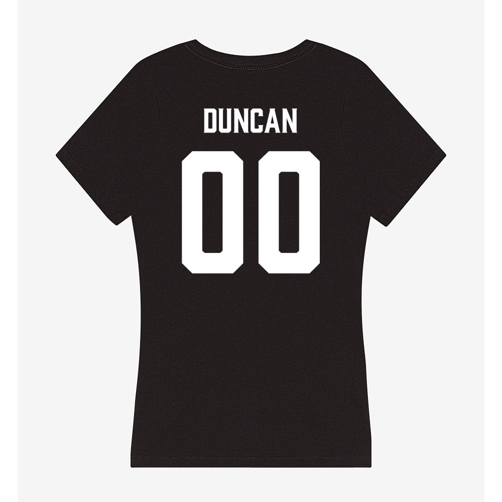 Furman - NCAA Football : Jay Duncan - Women's V-Neck T-Shirt-1