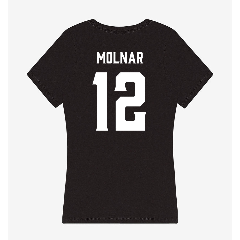 Furman - NCAA Men's Basketball : Davis Molnar - Women's V-Neck T-Shirt-1
