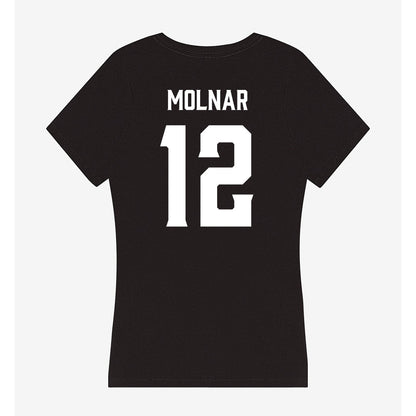 Furman - NCAA Men's Basketball : Davis Molnar - Women's V-Neck T-Shirt-1