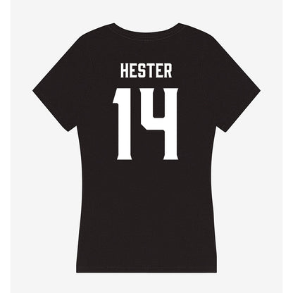 Furman - NCAA Women's Lacrosse : Reynolds Hester - Women's V-Neck T-Shirt-1