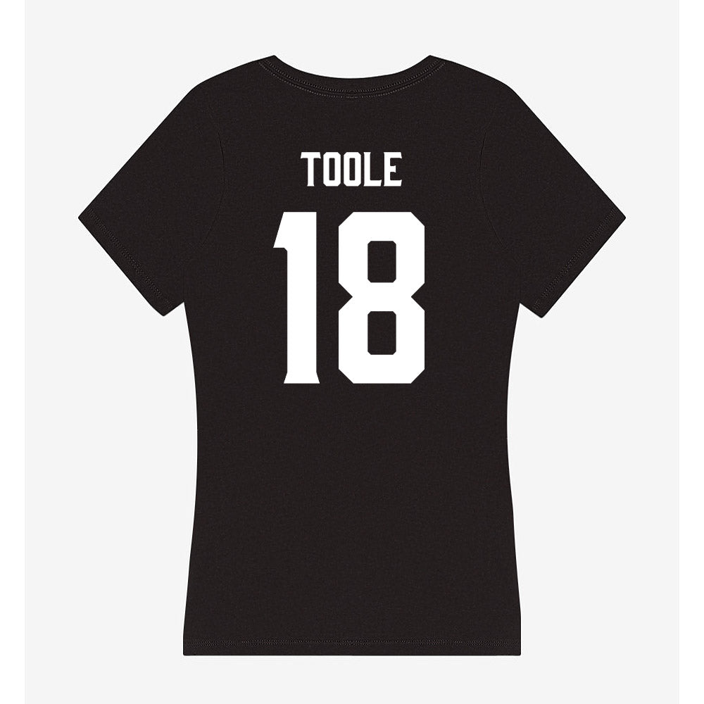 Furman - NCAA Women's Lacrosse : Lily Toole - Women's V-Neck T-Shirt-1