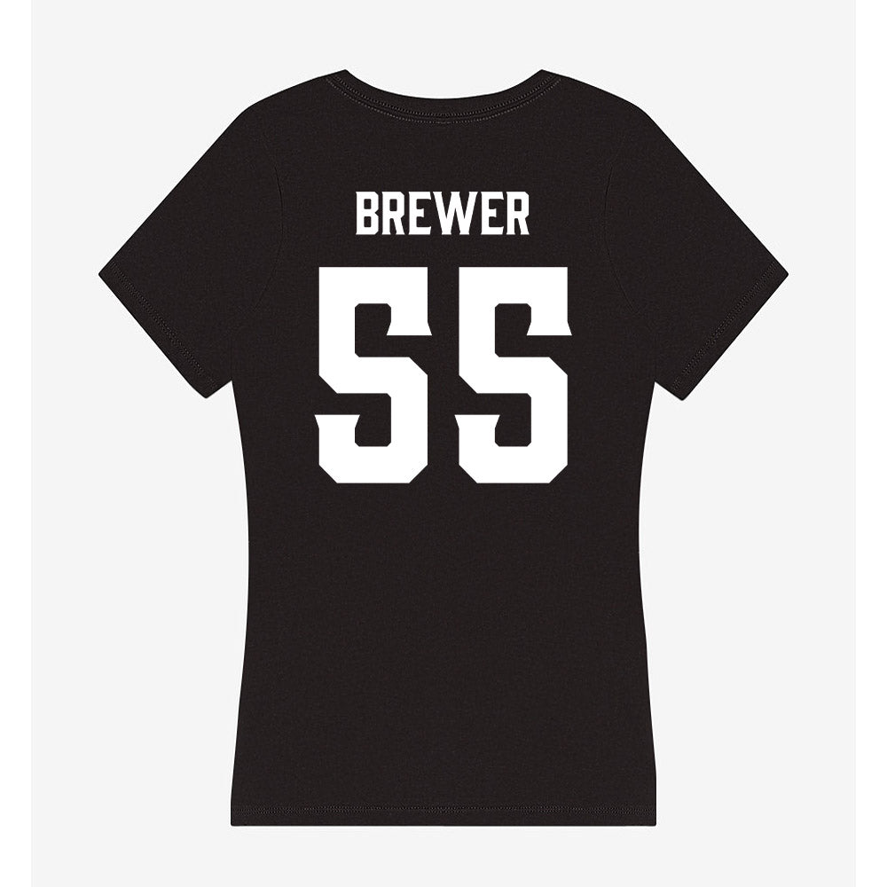 Furman - NCAA Women's Lacrosse : Madigan Brewer - Women's V-Neck T-Shirt-1