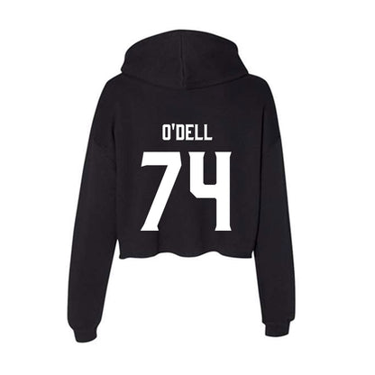 Furman - NCAA Football : Steven O'Dell - Women's Crop Fleece Hoodie-1