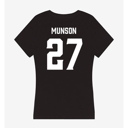 Furman - NCAA Men's Soccer : Luke Munson - Women's V-Neck T-Shirt-1