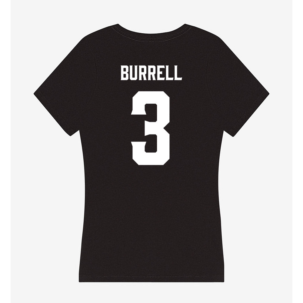 Furman - NCAA Football : AK Burrell - Women's V-Neck T-Shirt-1
