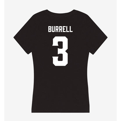 Furman - NCAA Football : AK Burrell - Women's V-Neck T-Shirt-1