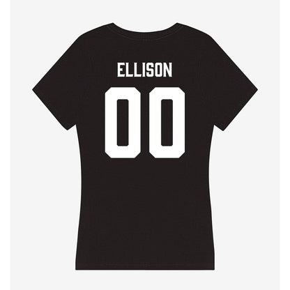 Furman - NCAA Football : Caleb Ellison - Women's V-Neck T-Shirt-1