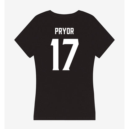 Furman - NCAA Football : Jackson Pryor - Women's V-Neck T-Shirt-1