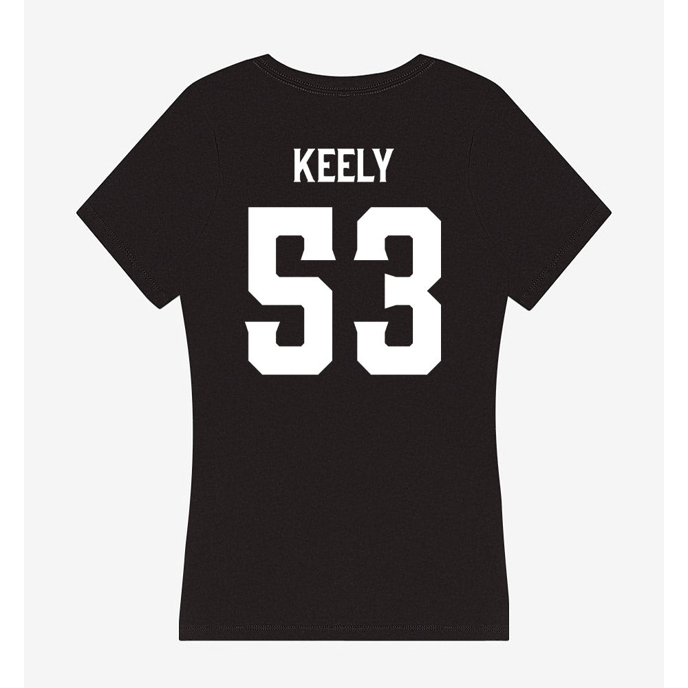 Furman - NCAA Football : Mason Keely - Women's V-Neck T-Shirt-1