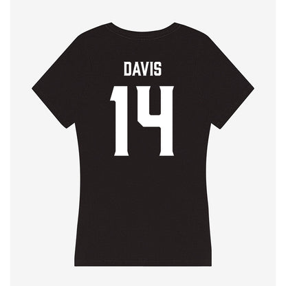 Furman - NCAA Football : Isaiah Davis - Women's V-Neck T-Shirt-1