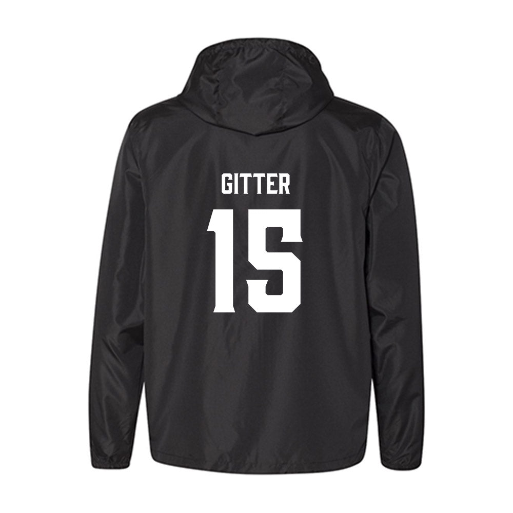 Furman - NCAA Football : Gray Gitter - Windbreaker-1