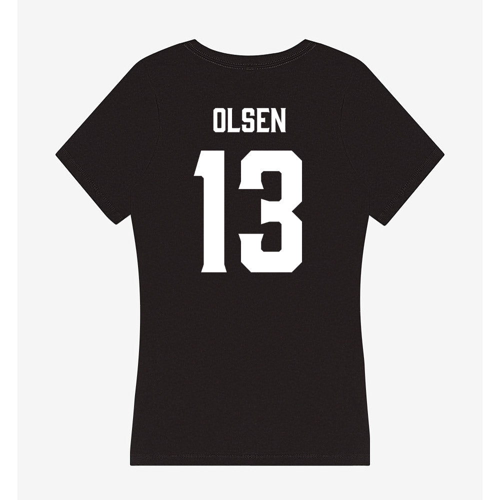Furman - NCAA Football : Ian Olsen - Women's V-Neck T-Shirt-1