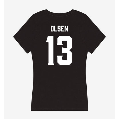 Furman - NCAA Football : Ian Olsen - Women's V-Neck T-Shirt-1
