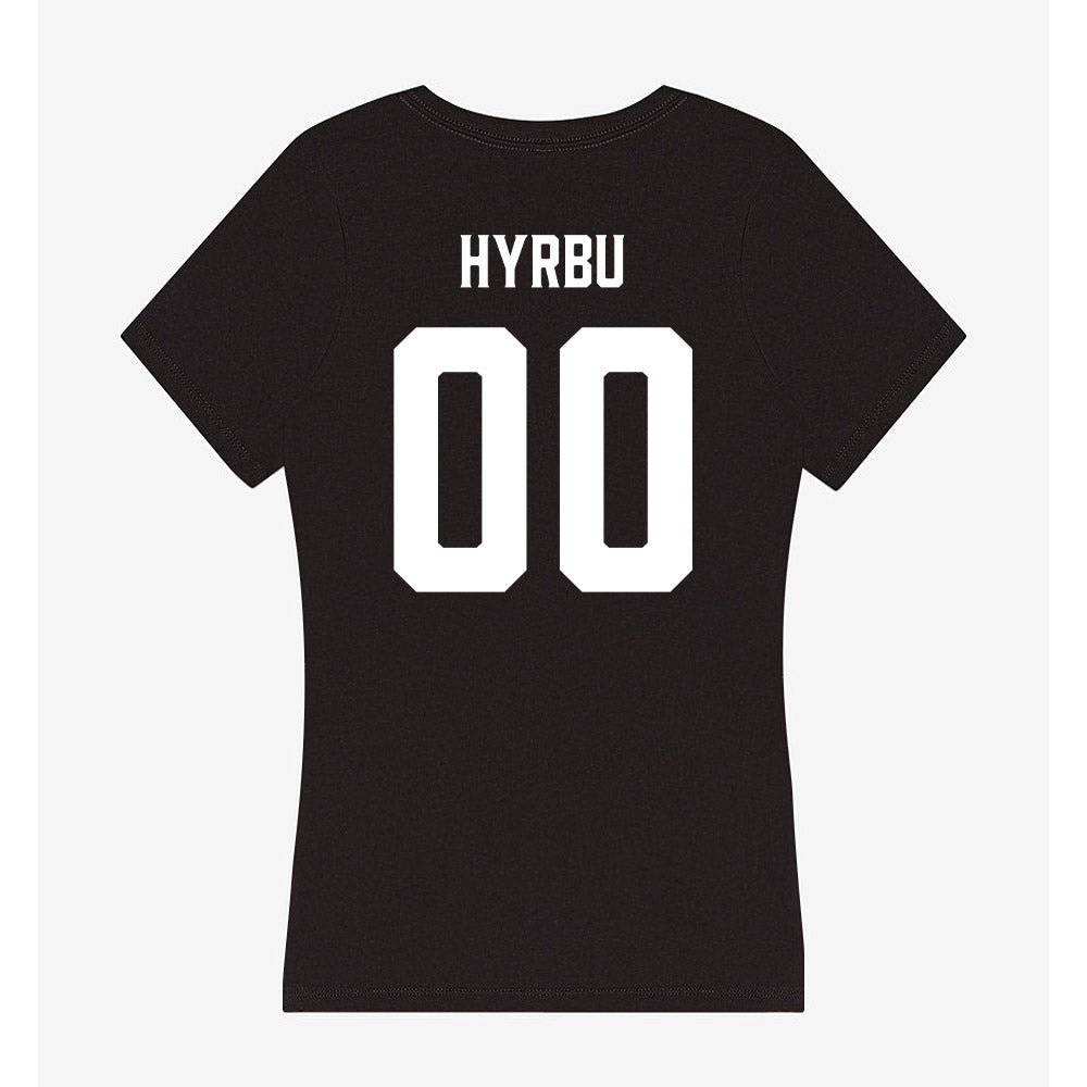 Furman - NCAA Football : Tim Hyrbu - Women's V-Neck T-Shirt-1