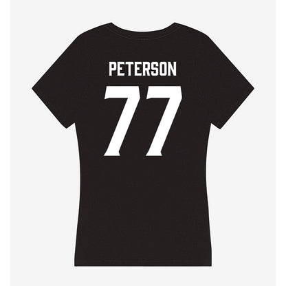 Furman - NCAA Football : Parker Peterson - Women's V-Neck T-Shirt-1