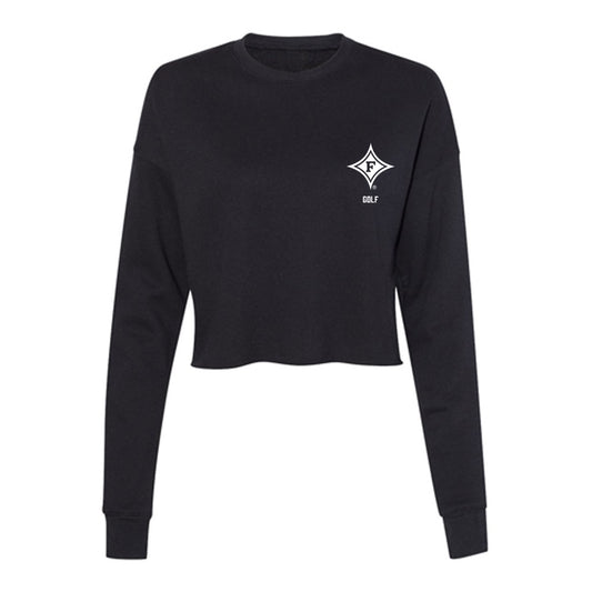 Furman - NCAA Women's Golf : Olivia Hasselbach - Women's Cropped Crew Fleece-0