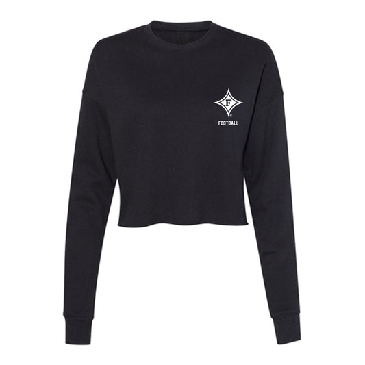 Furman - NCAA Football : Tim Hyrbu - Women's Cropped Crew Fleece-0