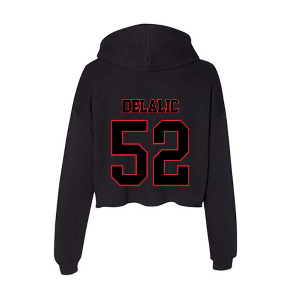 DePaul - NCAA Men's Basketball : Amsal Delalic - Classic Shersey Women's Crop Fleece Hoodie-1
