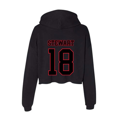 DePaul - NCAA Women's Volleyball : Morgan Stewart - Classic Shersey Women's Crop Fleece Hoodie-1