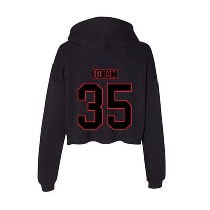 DePaul - NCAA Women's Basketball : Justis Odom - Classic Shersey Women's Crop Fleece Hoodie-1