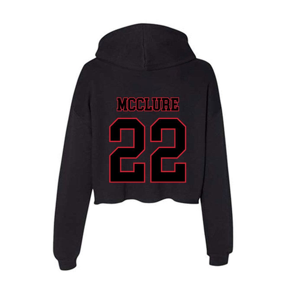 DePaul - NCAA Men's Basketball : Kruz McClure - Classic Shersey Women's Crop Fleece Hoodie-1